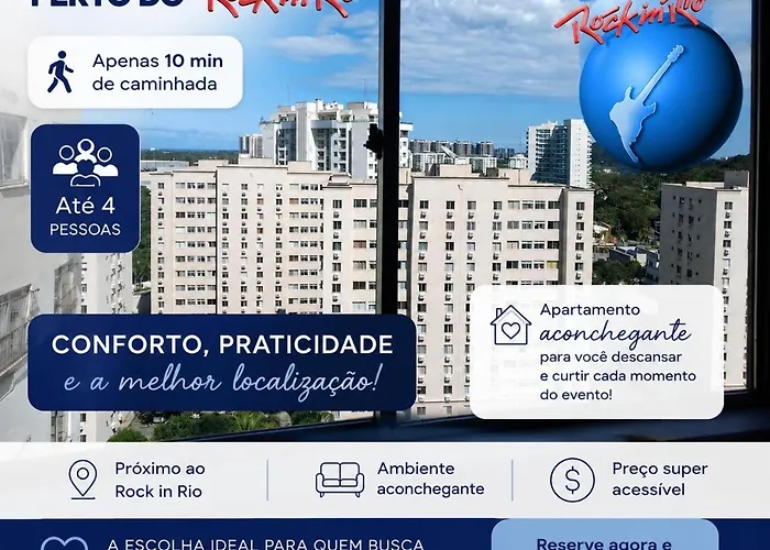 Apartamento ao Lado do Centro de Convenções do Rio Centro! 8 min da praia do Recreio dos Bandeirantes Rio de Janeiro